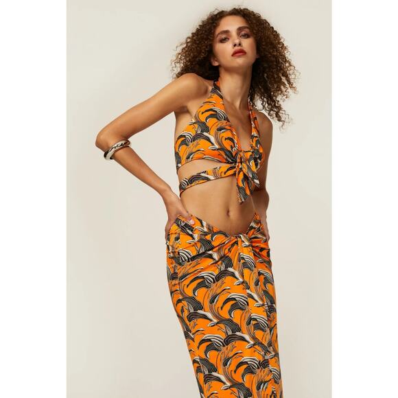 Paco Rabanne Jupe Wrap Skirt Size 38 or US Size 4 - Picture 2 of 16